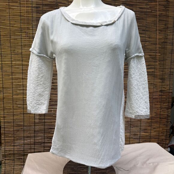 Elisa Cavaletti by Daniela Dallavalle Top Embellished Knit Boho Designer Size XS - Picture 1 of 7